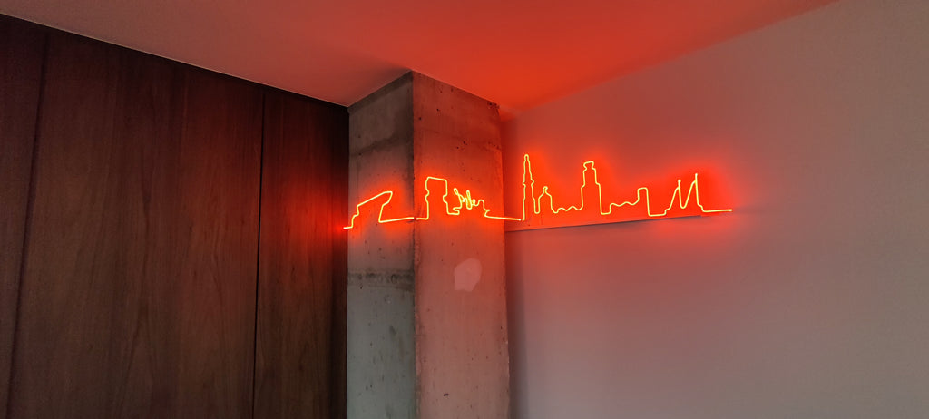 Design Your Own Glass Neon Sign from Text