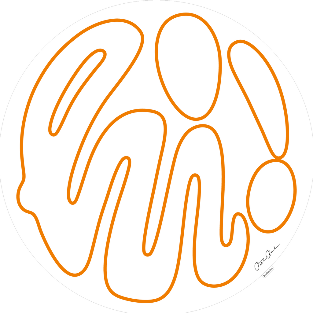 Hi Neon Typography door Pieter Boels