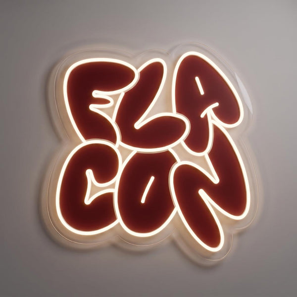 Flacon Bottle Shop — geleverde neon sign